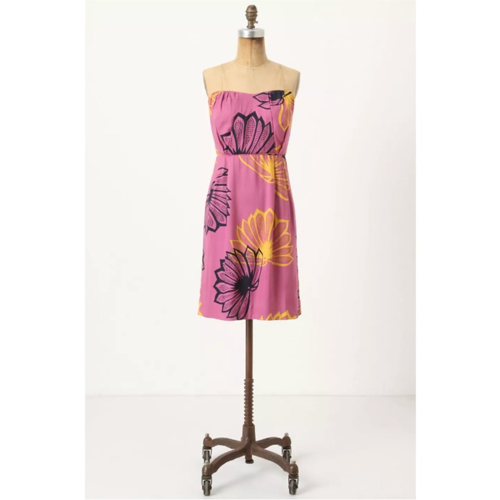 Sariah Anthropologie Agave Burst Mini Dress